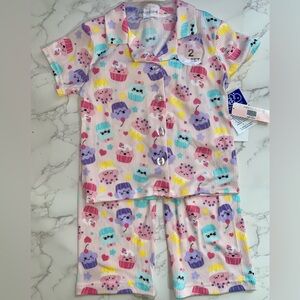 Colorful Cupcake Kids Pajamas